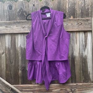 Jessica London Vibrant Purple Top Size 20